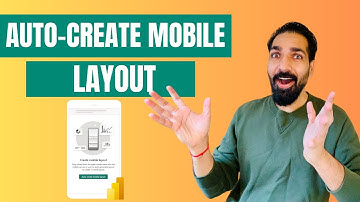 Auto-Create Mobile Layout in Microsoft Power BI #powerbi #powerbitutorial  #powerbiupdates #msfabric