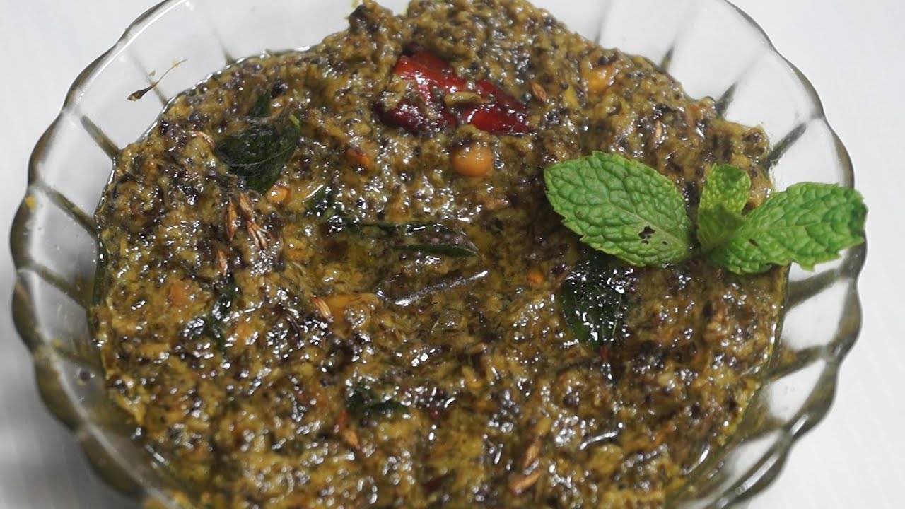 Pudina Chutney Recipe (mint chutney) in Telugu By Siri 