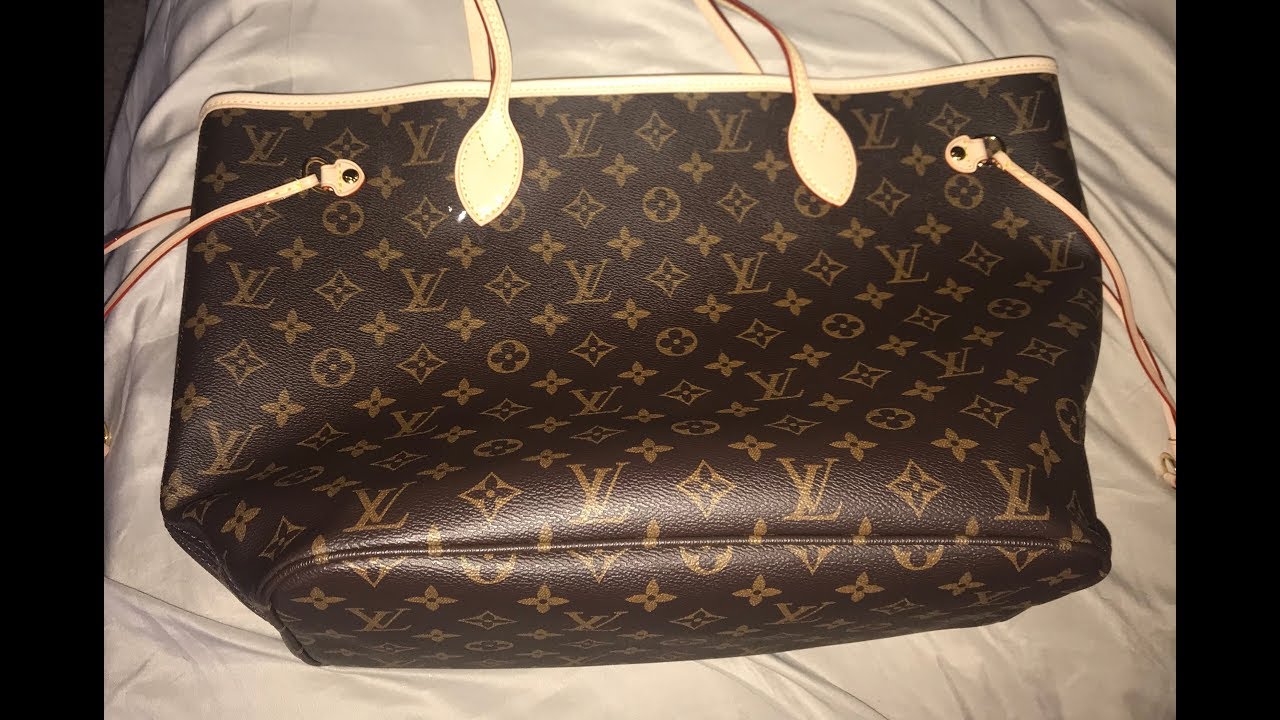 LOUIS VUITTON NEVERFULL MM UNBOXING AND REVIEW!| BOUJEE ON A BUDGET! (0)Not iOffer ...