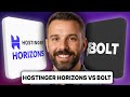 Hostinger Horizons vs Bolt (2025) | Which One is actually Better?
