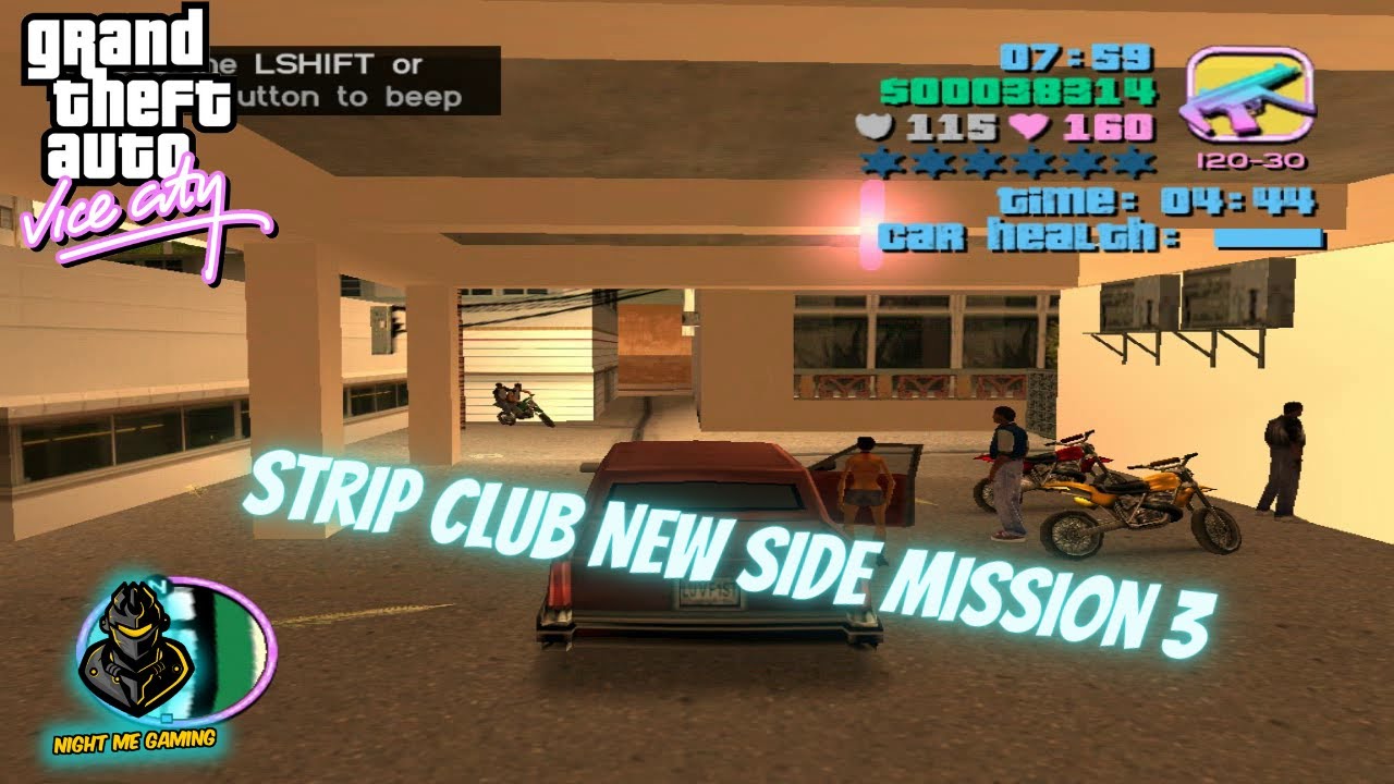GTA Vice City VCBMP Strip Club Mission 3 Taking Girls To Club 