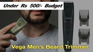 Best Beard Trimmer Under ₹500? Vega Turbo lite Full Review | 90 Min Runtime + 40 Length Settings 🔥