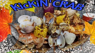 Delicious Seafood With Perfect Cajun Sauce فواكه البحر بالصوص الحار المشهور كاجن