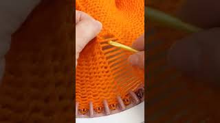 Just Picking Up A Dropped Sch On My Sentro Knitting Machine - I Had To Frog It Way Back