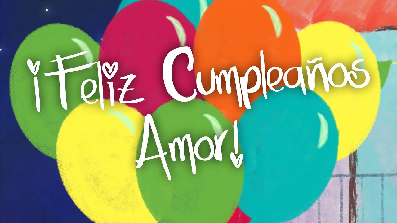 Estribillo Folleto Capilares Feliz Cumpleaños ❤️ AMOR ❤️ - TARJETA ANIMADA 💟(Carta con POEMA corto) -  YouTube