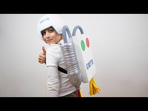 Disfraz de astronauta casero - Manualidades carnaval niños