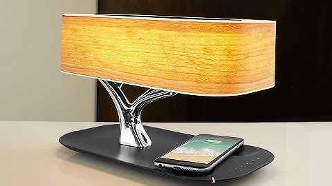2020 Best Gift Idea for Guys - Tree of Light 3 in 1 Lamp - Bluetooth Speaker & Wireless Charger