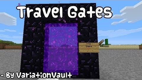 Minecraft Bukkit Plugin - Travel Gates - Teleport with Nether portals - Switch teleporter