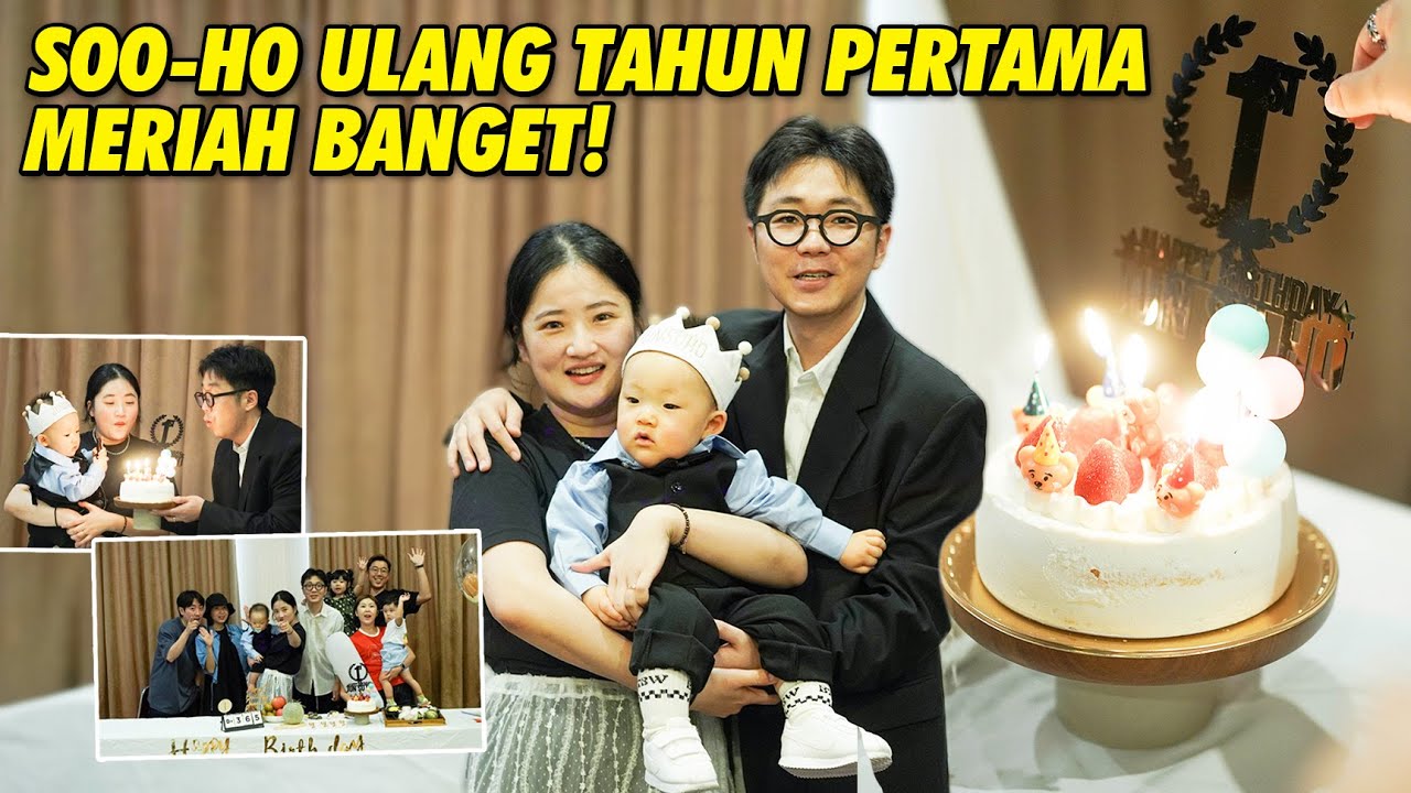 PESTA ULANG TAHUN SOO-HO YANG PERTAMA.. JUN CHEF, ISTRI DAN SEMUA TEMAN-TEMAN IKUT BAHAGIA!