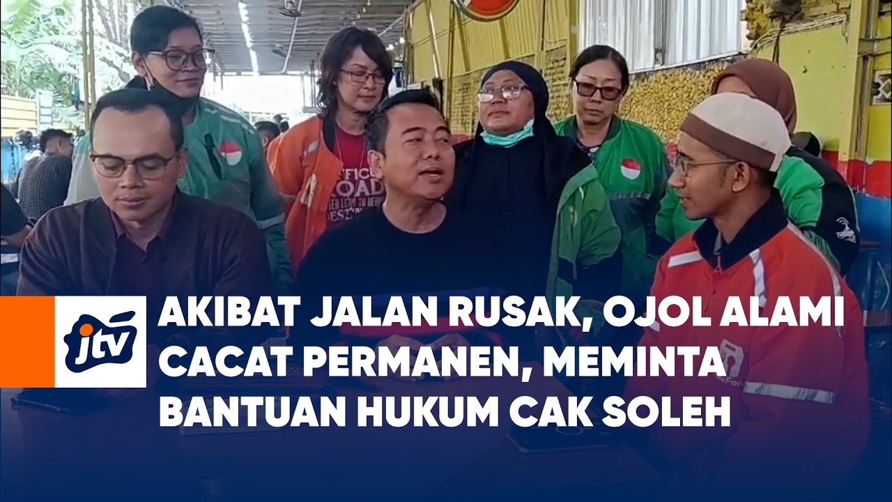 Akibat Jalan Rusak, Ojol Alami Cacat Permanen, Meminta Bantuan Hukum Cak Soleh