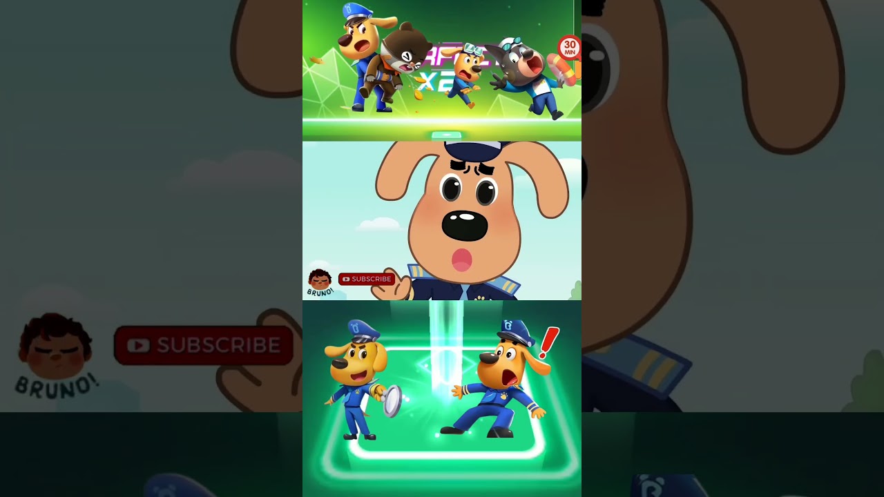 babybus police cartoon sheriff Labrador 