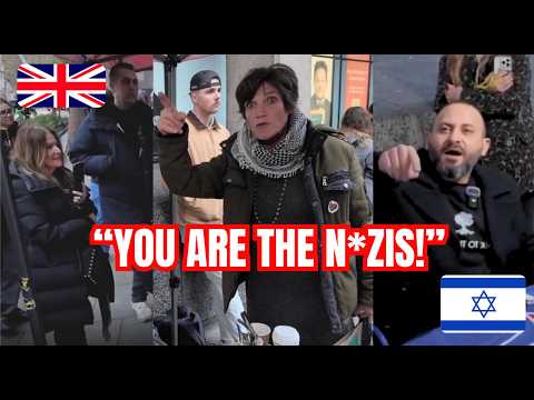 British Pro-Palestinian Goes Full PSYCHO on Jews