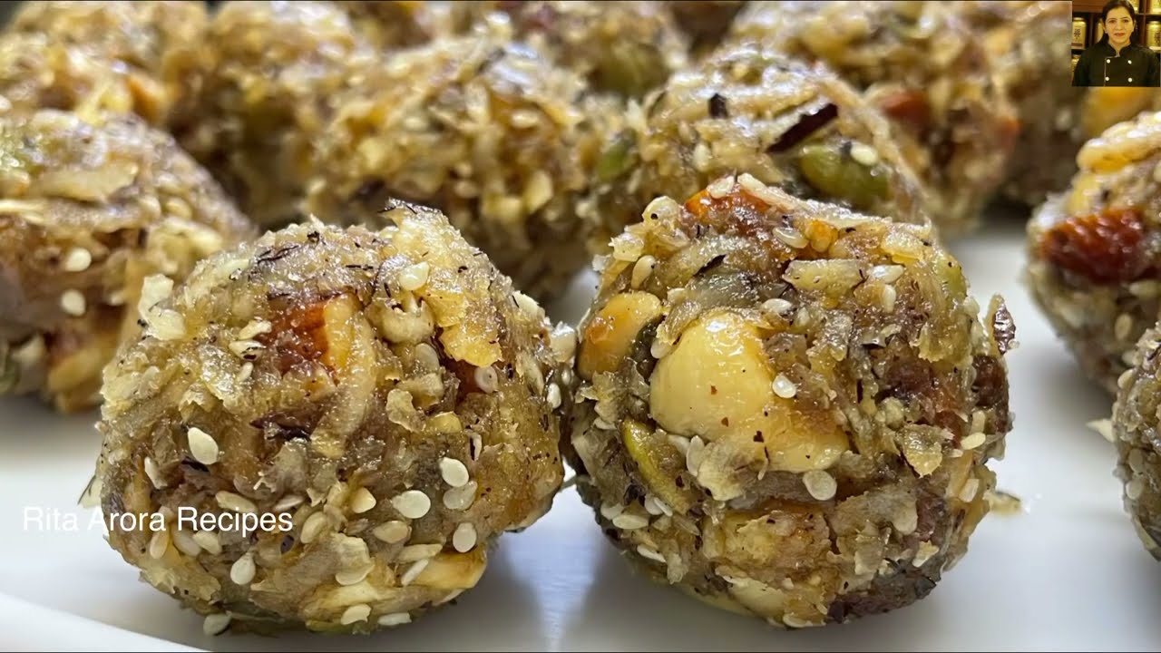 ड्राई फ़्रूट नारियल लड्डू , दिमाग़ को तेज करे, शरीर को तंदुरुस्त रखे Immunity Booster Coconut Ladoo