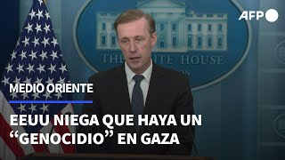 La Casa Blanca niega que haya un “genocidio” en Gaza | AFP