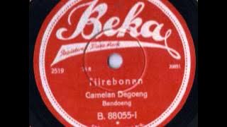 Gamelan Degoeng (Degung) Beka 88055 Tjirebonan 78 rpm