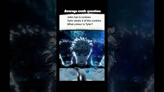Average Math Question Be Like 💀😂 | JJK Edit #anime #memes