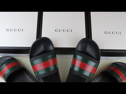 Open my Gucci Slides with me | Gucci Flip Flops Unboxing  display picture 1