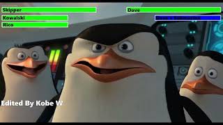 Penguins Of Madagascar 2014 Submarine Chase With Healthbars