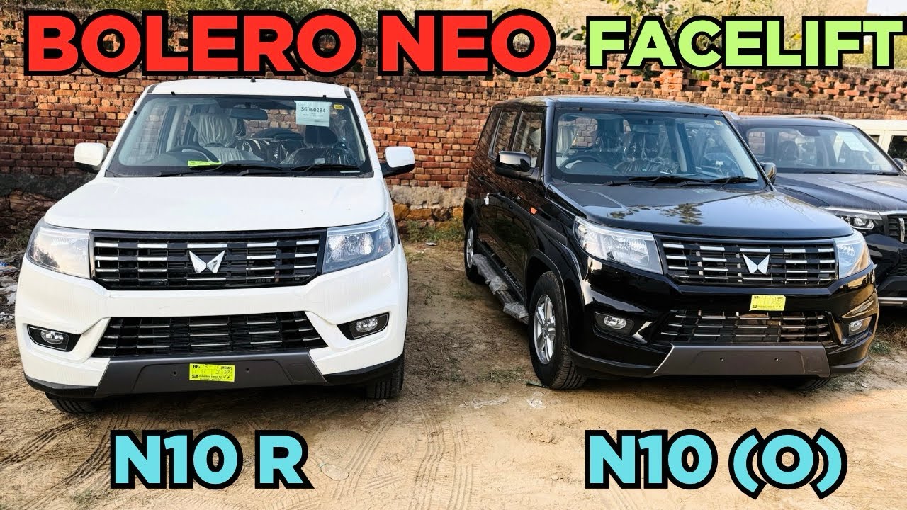 Bolero Neo Facelift 2025 N10 R VS N10 Optional 🔥| Price | Features | Comparison 