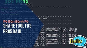 Share Tools TDS Pro5 New Đa ID Cực Vip Ổn Định Cao | Tool PHP | Tool PYTHON | Pé Bán Bánh Pò