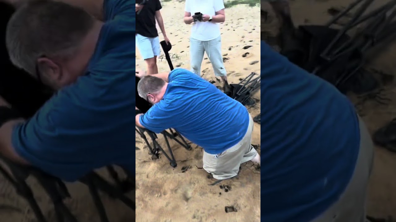 Jeff vs quicksand mud (Pop Pop loses)