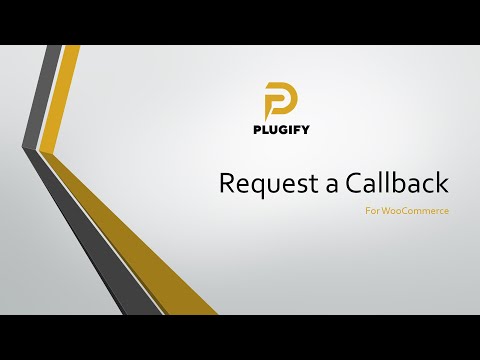 Request a Callback for WooCommerce