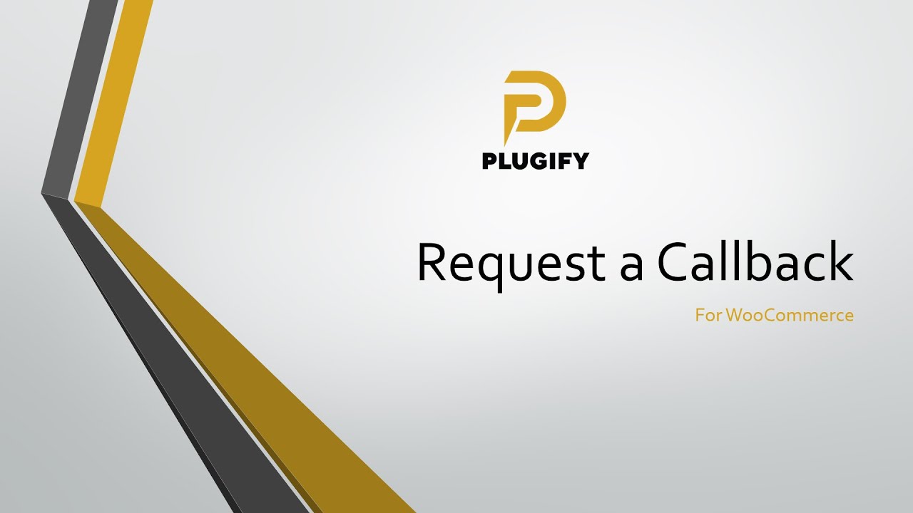 Request a Callback for WooCommerce - YouTube