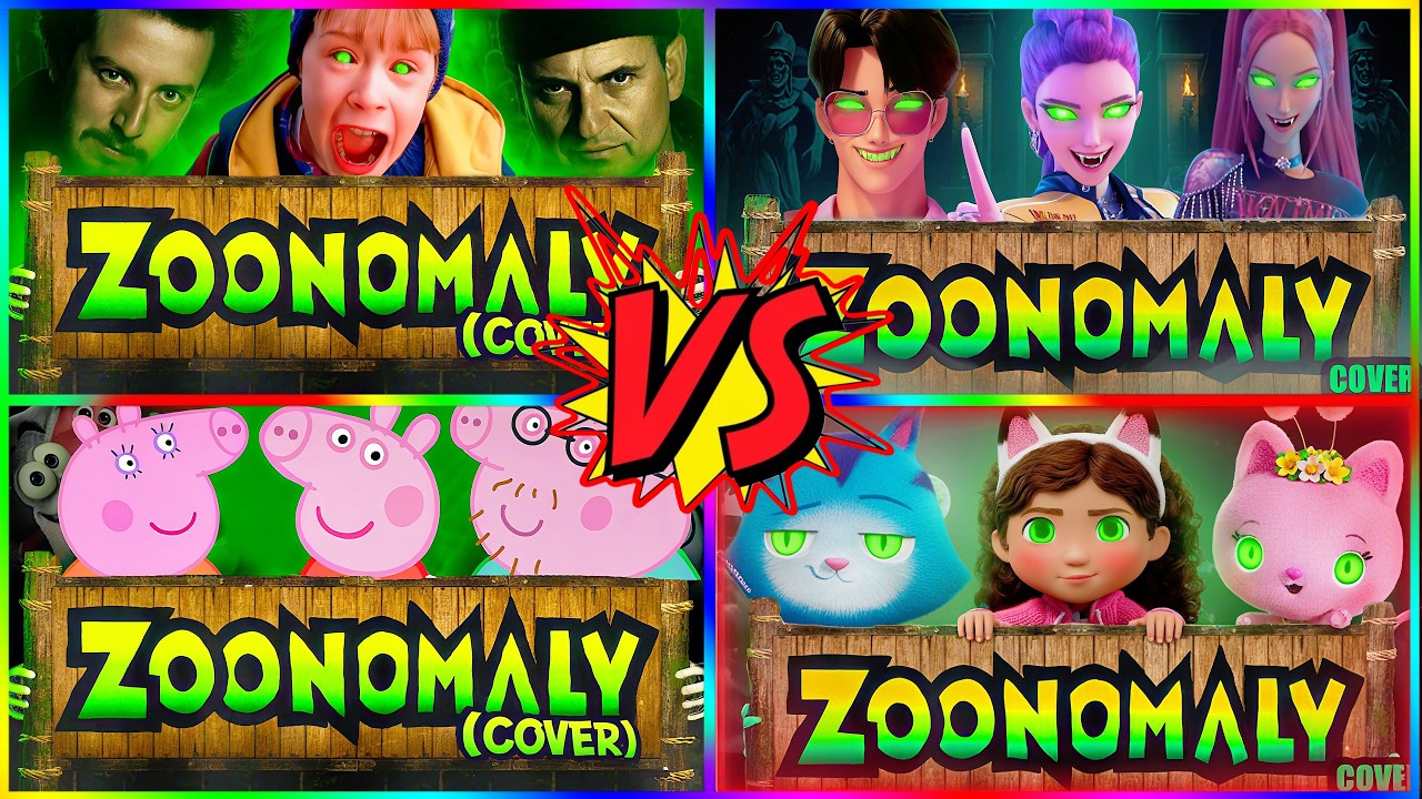 Zoonomaly Theme Song - KPOP DEMON HUNTERS 🆚 GABBY’S DOLLHOUSE 🆚 HOME ALONE 🆚 PEPPA PIG