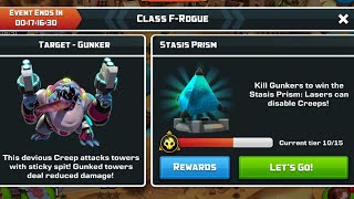 Alien Creeps TD event: Class F-Rogue [Hard Difficulty] (playthrough) screenshot 3