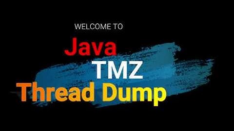 how to analyse thread dump java
