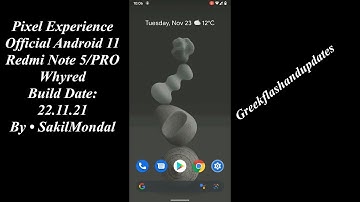 Pixel Experience Official Android 11 Redmi Note 5/PRO Whyred