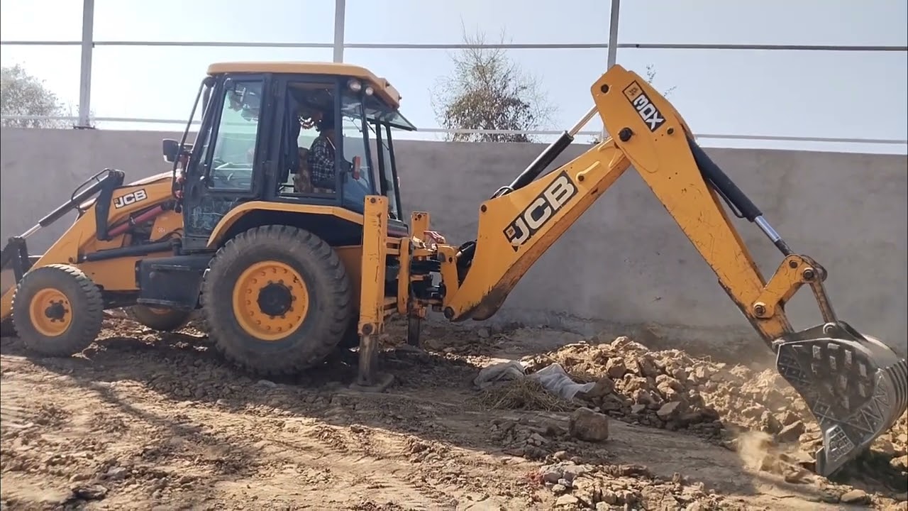 jcb mashine 3dx plus and Sonalika tractor mitti khudai and loding in Village video _#jcbvideo #jcb