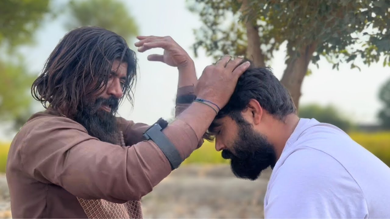 BENGALI BABA SNAKE STYLE HEAD MASSAGE WITH SATISFYING CRACKS | HEAD ...