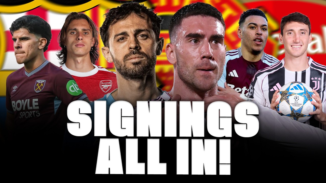 🚨 BERNARDO DECISION! VLAHOVIC FOR FREE! MAN UNITED ATTACK AGAIN, MATHEUS, ROGERS, CALAFIORI…