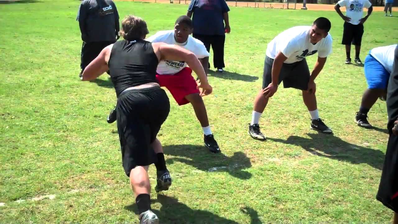 OL DL CHALLENGE! 1on1 SHOWCASE Camp - Dallas, TX 4/17/2011