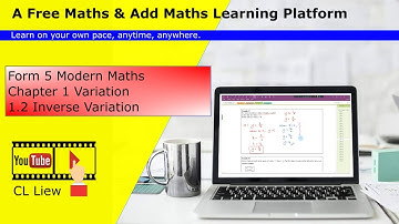 KSSM Form 5 Modern Maths Chapter 1 (1.2 Inverse Variation)