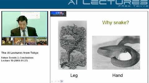 Lecture 10 - AI Lectures from Tokyo 2003 - Rolf Pfeifer et al.