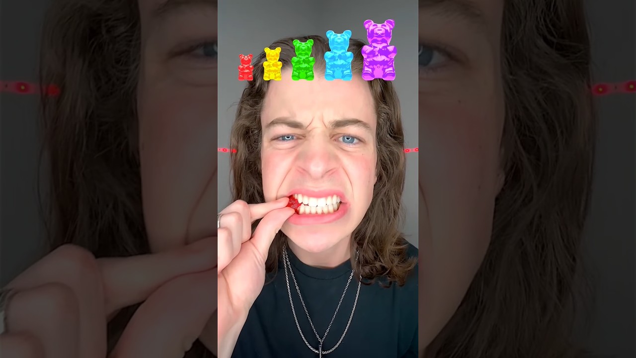 Small, Big, Giant Rainbow 🥵😂😱Gummy Bears!?