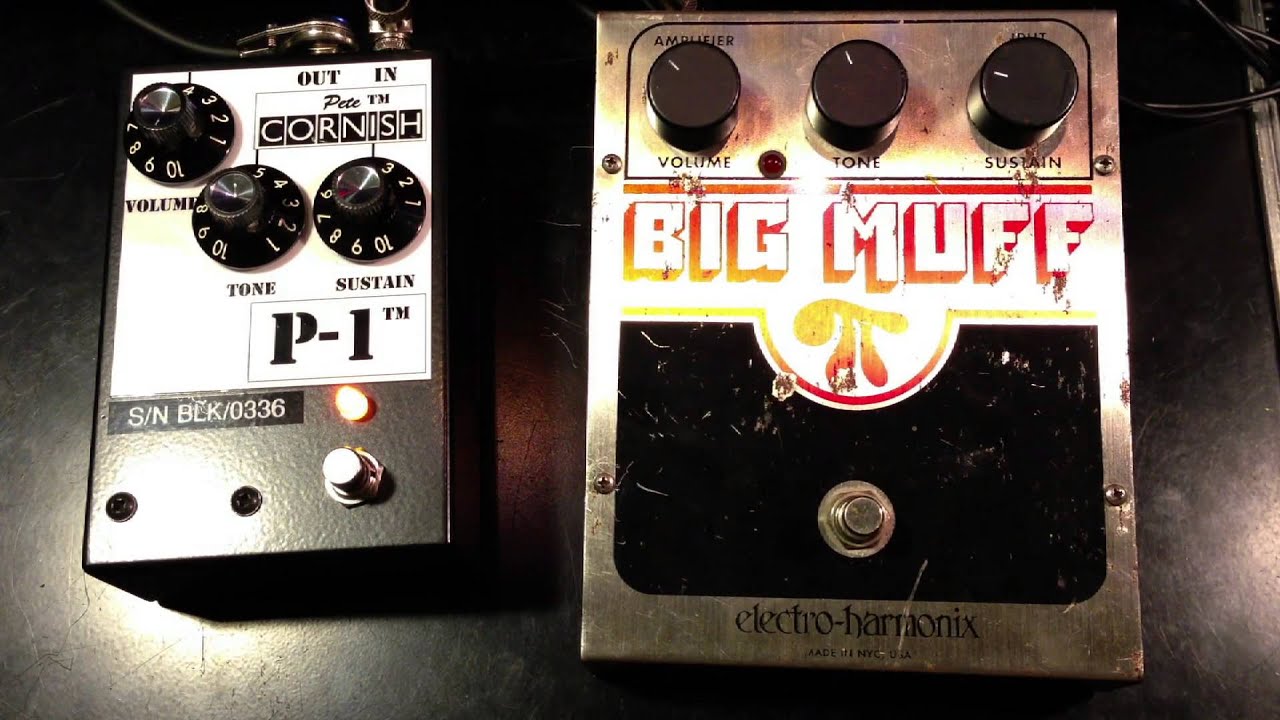 Pete Cornish P1 vs Reissue Big Muff - YouTube