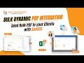 Automate Dynamic PDFs and Send in Bulk via Email or WhatsApp!