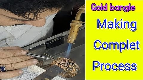 "The Art of Gold Bangle Making | A Masterclass" matrix 9.0  | handmade jewelry | rp jewellery design