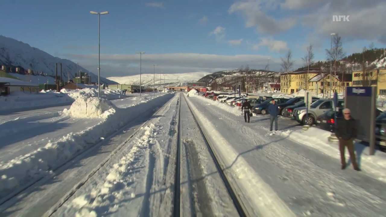 Cab  Ride on Nordland line railway winter 02.