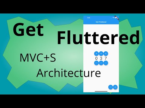 GetFluttered：MVC + Sアーキテクチャ