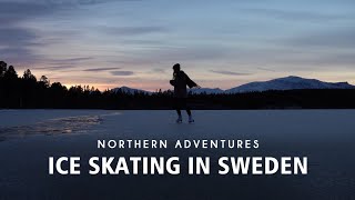 Ice Skating in Swedish Mountains | Jämtland