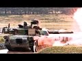 Us military m1 abrams tank  awesome gunnery range