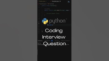 😱 Python coding interview questions #shorts #python #coding