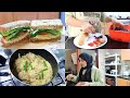 My Cooking Routine During Corona - Halloumi Sandwich - Chicken Yakhni Pulao