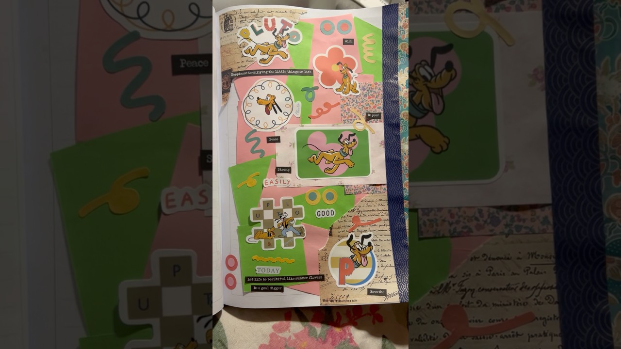 ASMR Pluto scrapbook 🐶 