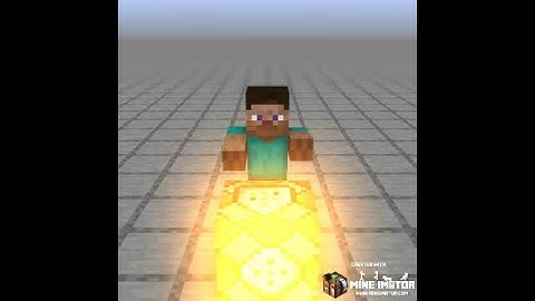 Steve uses a command block. [Mine-imator]