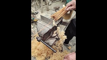 ⚪ Bamboo making process- Good tools and machinery make work easy